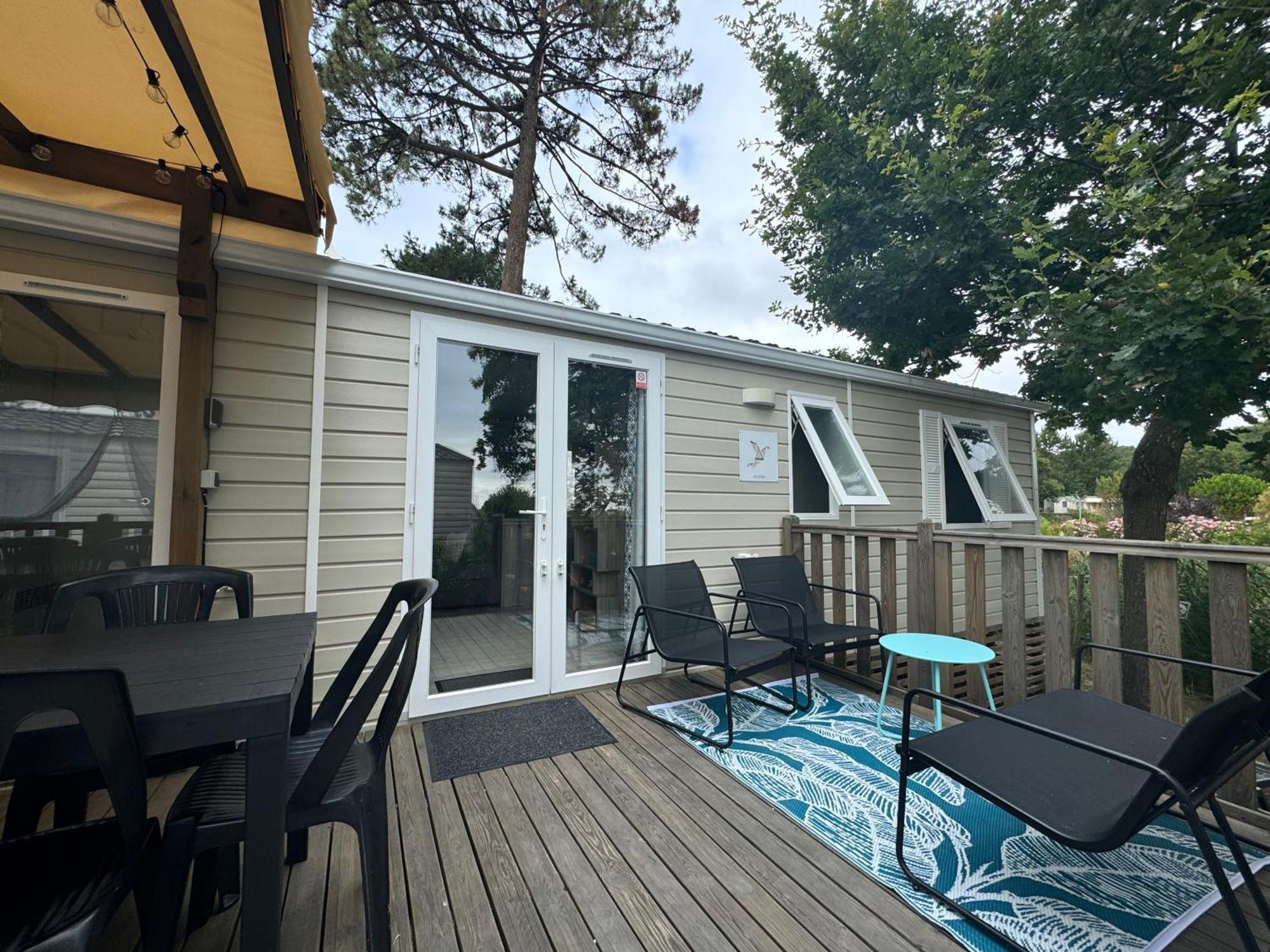 Mobil Home Xxl - Bord Lac - Camping Les Viviers - Lege Cap Ferret מראה חיצוני תמונה