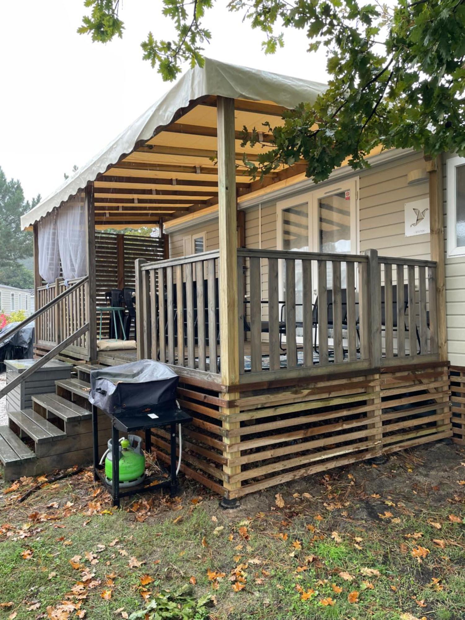 Mobil Home Xxl - Bord Lac - Camping Les Viviers - Lege Cap Ferret מראה חיצוני תמונה